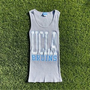 UCLA Bruins Women’s Medium Ribbed Tank Top USA Made Gold Standard Shirt